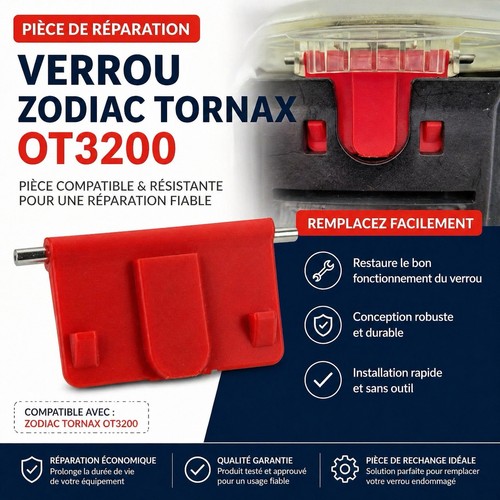 Verrou couvercle zodiac tornax - verrou,